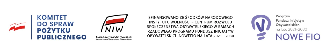 Logotypy instytucji i programu finansującego działalność GreenPoland